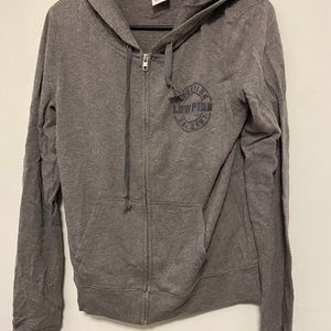 Victoria Secret Pink full zip hoodie Gray